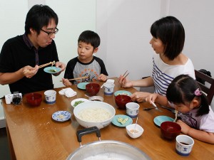 試食風景