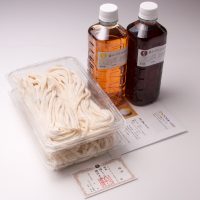期間限定、かけうどん出汁割引販売