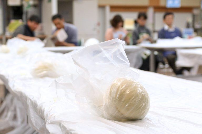 株式会社クボタ 本社阪神事務所さま@兵庫県尼崎市 出張手打ちうどん作り体験 2017年12月14日 20171214-6.jpg – イリコスキー製麺所